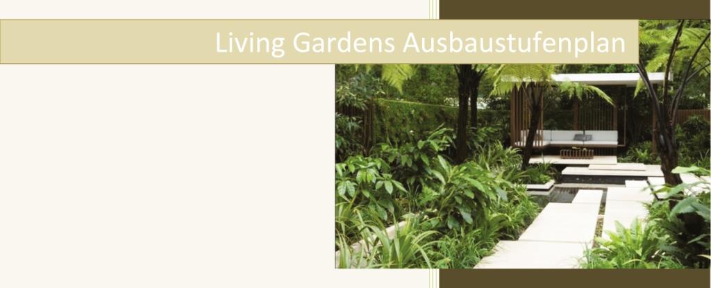 Der Ausbaustufenplan von Living Garden Gartengestaltung
