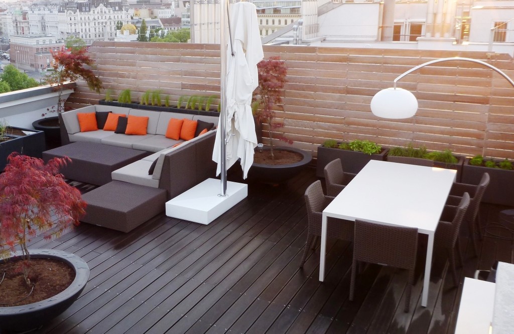 Terrassengestaltung von Living Garden in Wien 1.